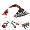 DASH Panel Car Truck Boat LED Indicator Lamp Warn Light / 10pcs 8mm 12V