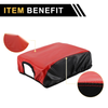 Ford F-150 2015-2020 Carbon Fiber Red Center Console Lid Armrest Cover