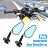 Motorcycle Motorcycle Rear View Side Handlebar Rearview Mirror 1 Pair