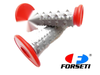 KTM 125 Forseti Red Grey Diamond Handlebar Grip Set