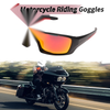 MakeModel Riding Goggles Red Lens Black Frame Tri-acetel Cellulose
