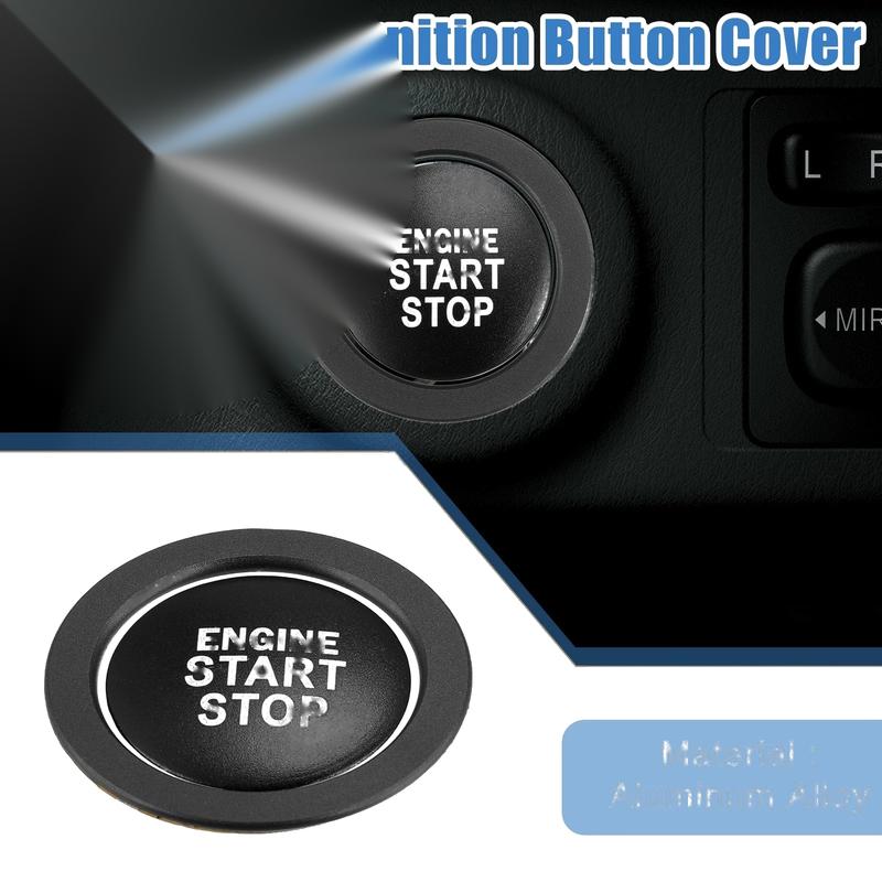 Toyota Camry Prius RAV4 Corolla Start Stop Ignition Button Cover Decal