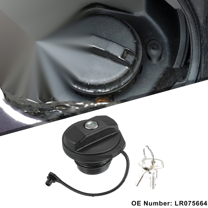 Land Rover Defender Fuel Tank Filler Cover w/ 2 Keys (1999)