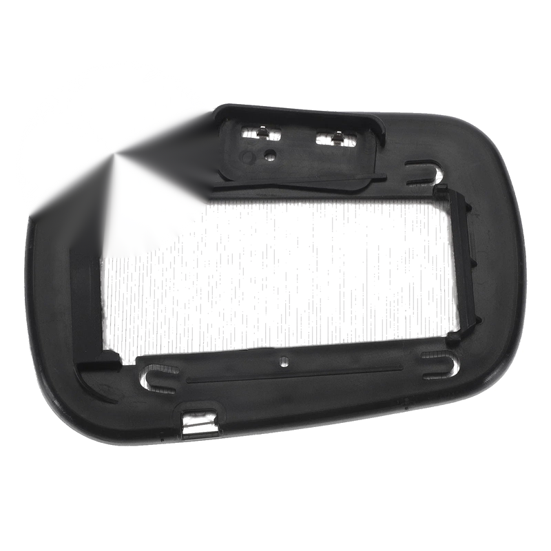 Ford Fiesta, Fusion Left Side White Mirror Glass w/ Back Convex Heated (2011-2023)
