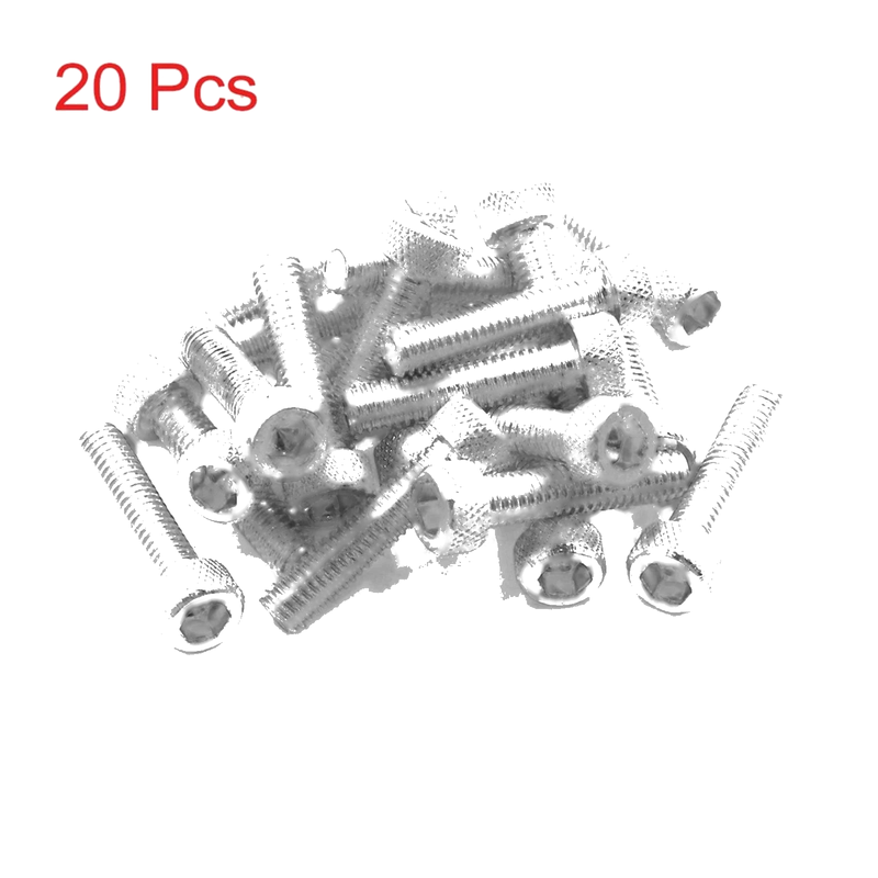 Motorcycle Car Hex Socket Bolts / 20pcs M6 x 30mm / Screws