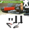 Motorcycle Heated Handlebar Grips Cover TPU ABS Metal Black
