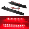 Mazda 3 Smoke Lens Red LED Rear Bumper Reflector Brake Lights (2004-2013)