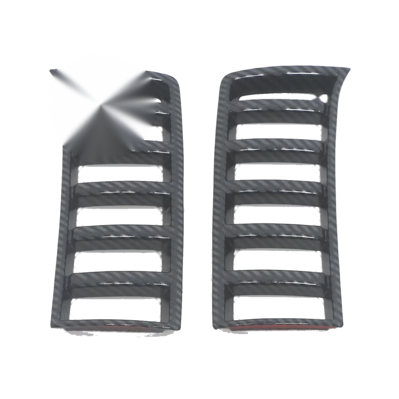 Toyota Tundra Fiber Front Headlight Grille Side Frame Cover Trim (2022-2023)