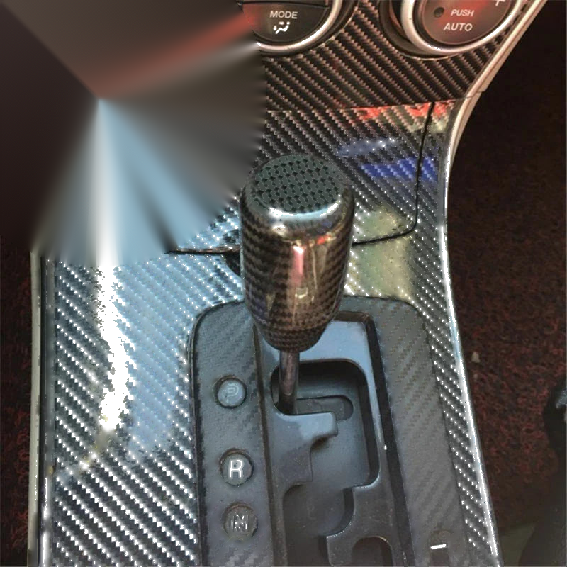 Car SUV - Black Carbon Fiber Universal Manual Gear Shift Knob