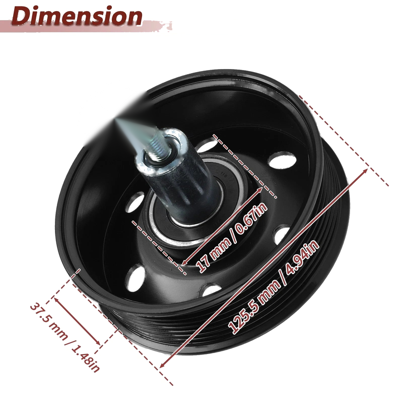 Dodge Ram 2500 3500 4500 Drive Belt Idler Pulley