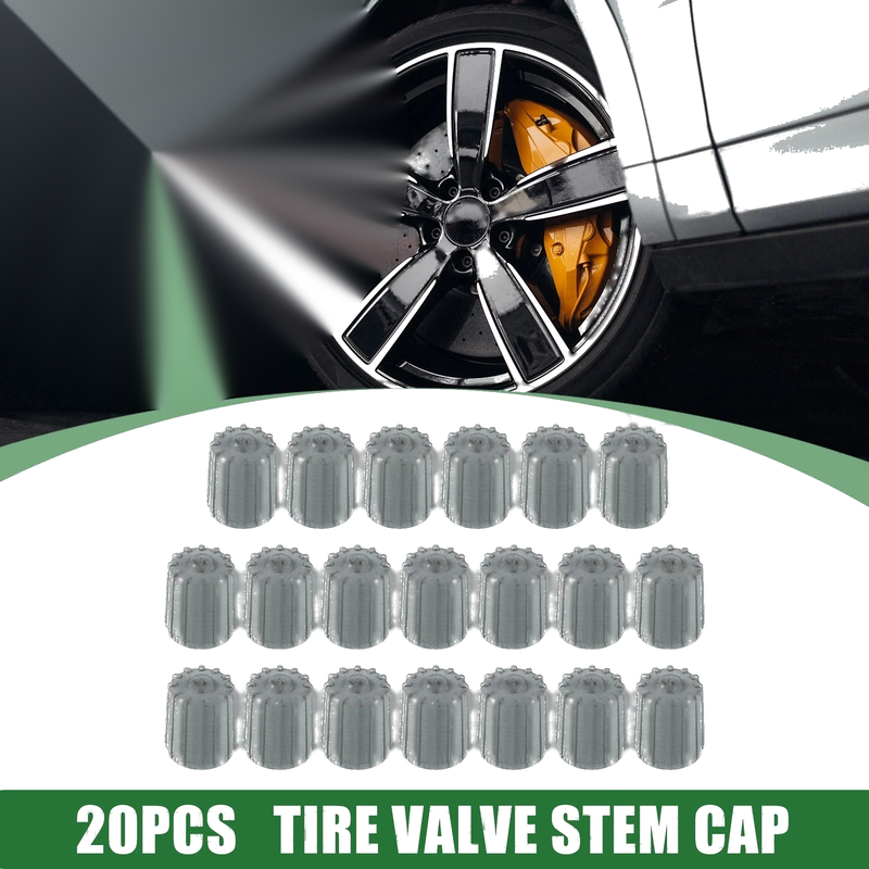Car & Motorcycle 20pcs / 12mm / Tire Valve Stem Caps
