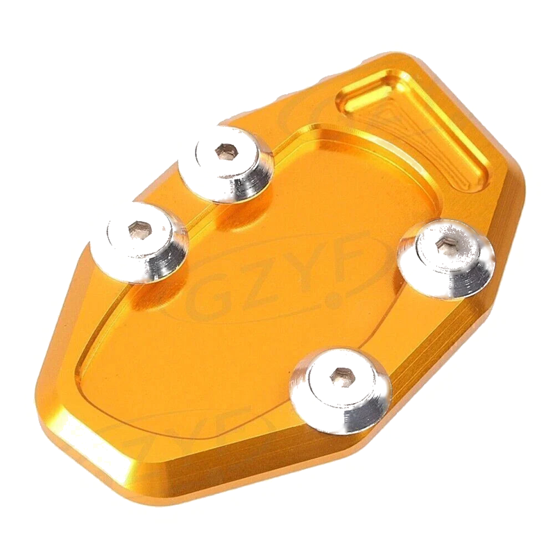 YAMAHA YZF R3 (2015-2016) GOLD Kickstand Side Stand Plate Pad