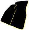 BMW 8 Series M8 F93 4-Door Gran Coupe (2019-2024) Yellow Trim Car Mats