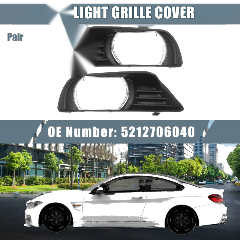 Toyota 1 Pair Left Right Fog Light Grille Cover