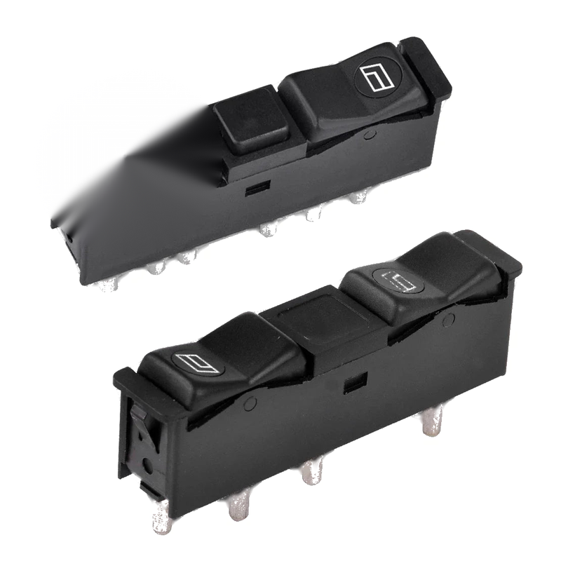 Mercedes W201 W126 Power Window Switch + Emergency Light Switch (1982-1992)