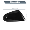Lexus RX Gloss Black Rearview Mirror Cover Caps (2023)