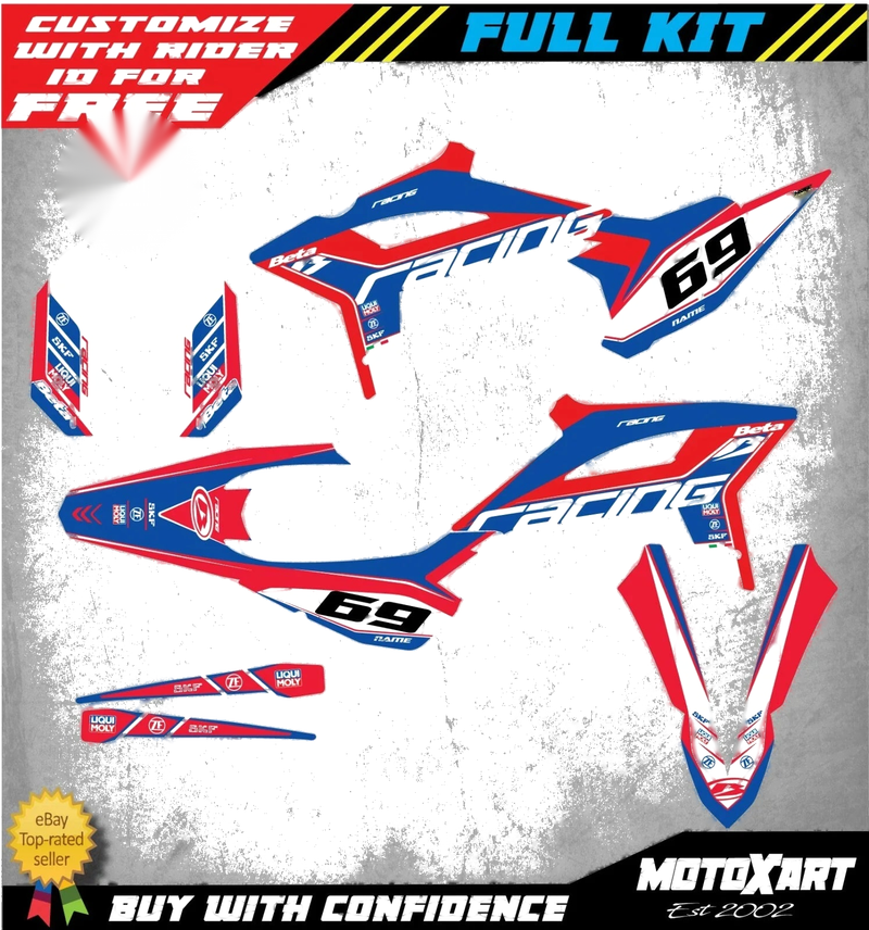 Beta Enduro (2020) Decals Stickers Custom Graphics Kit Classic Style