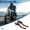 Yamaha MT125 Black Orange Adjustable Short Long Brake Clutch Levers