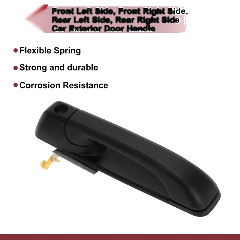 Dodge Ram 1500 Exterior Door Handle Front/Rear Black
