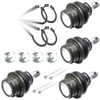 Suzuki KingQuad 500 LTA500 AXi Upper Lower Ball Joints 4 Pack (2011–2023)