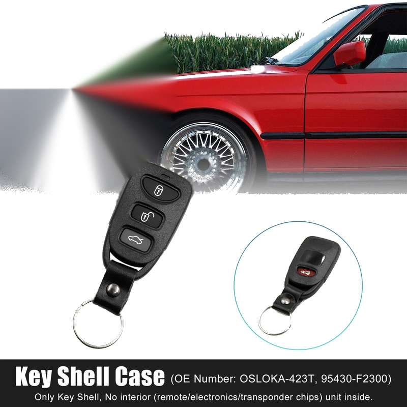 Hyundai Elantra Sonata 4 Button Car Key Fob Shell Case (2011-2020)