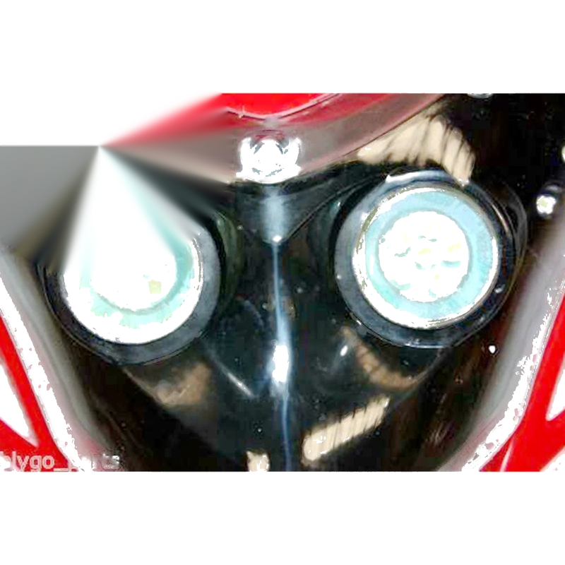 RED Rec Reg Motorcycle Dirt Bike 79-23 LED Head Light Lamp + Strip