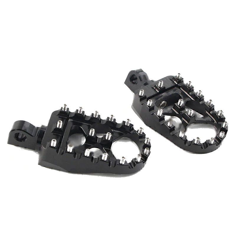Harley Dyna Sportster Bobber Black  Wide Fat Foot Pegs MX Style