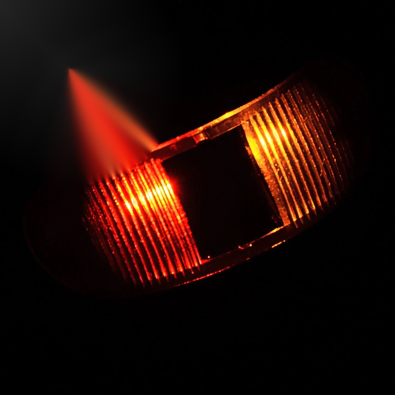 Trailer Truck Amber Red LED Clearance Light Side Marker