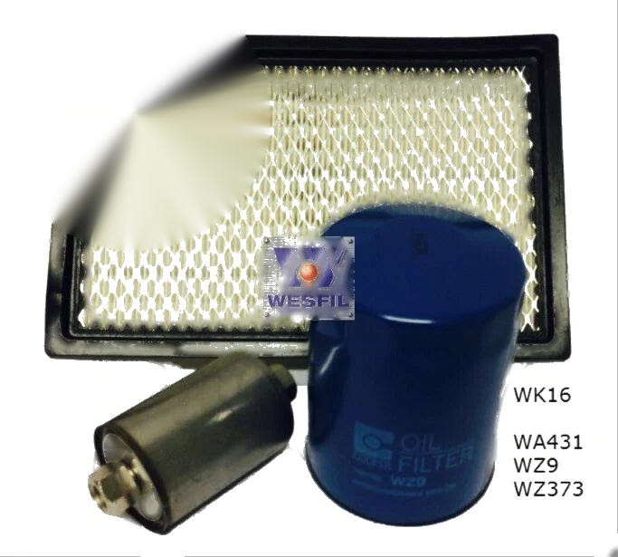 Ford Falcon EA EB ED WESFIL FILTER SERVICE KIT (1988–1994)