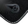 Ferrari 458 Speciale (2013-2015) - AutoWin Brand, Crema Leather Black Floor Mats