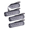 Car Truck 4 x 6 LED Side Marker Light Indicator Lamp Blue