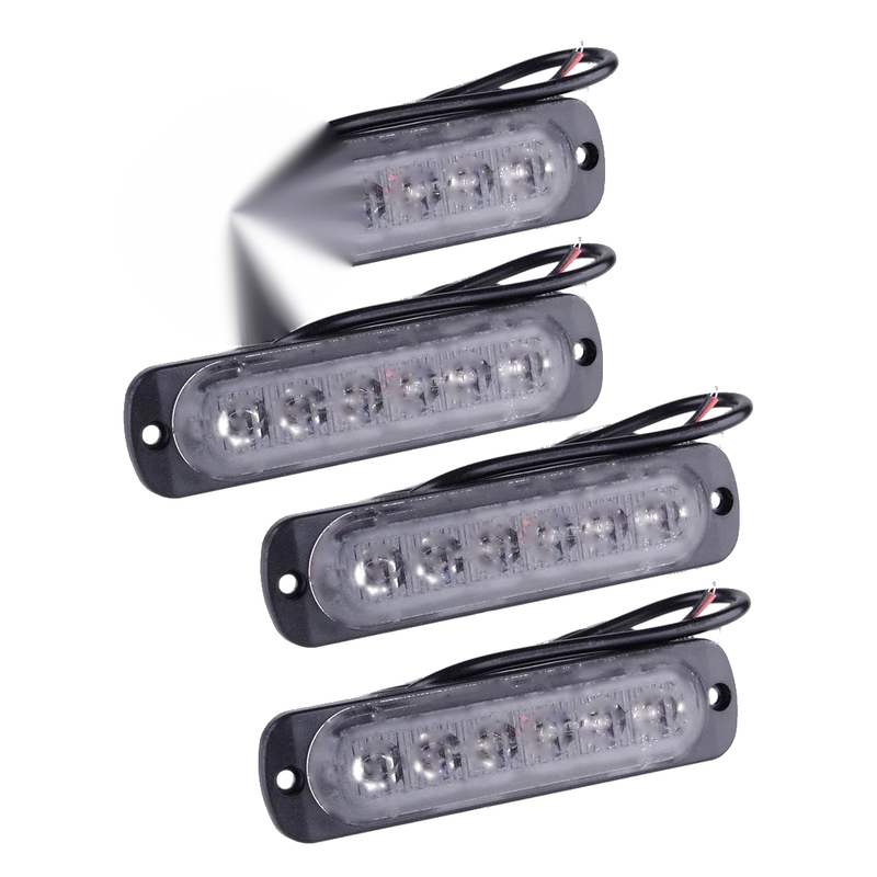 Car Truck 4 x 6 LED Side Marker Light Indicator Lamp Blue