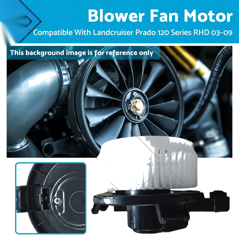 Landcruiser Prado 120 Series Aircon Blower Fan Motor 2Pin (2003-2009)