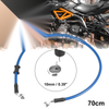 Universal 70cm Motorcycle Brake Clutch Oil Hose Line Pipe Hydraulic Blue