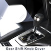 Toyota Camry (2019-2022) Pebbled Black Beige 1 Pc Gear Shift Knob Cover