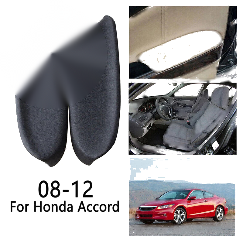 Honda Accord 2008-2012 Black Door Panels Armrest Covers (2 x)