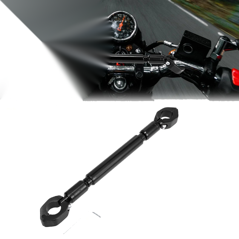 Universal 22mm 316g Aluminum Alloy Black Motorcycle Balance Bar Crossbar