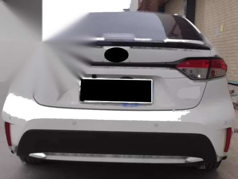 Toyota Corolla Sedan 2020-2024 Glossy Black ABS Rear Trunk Spoiler Wing Lip