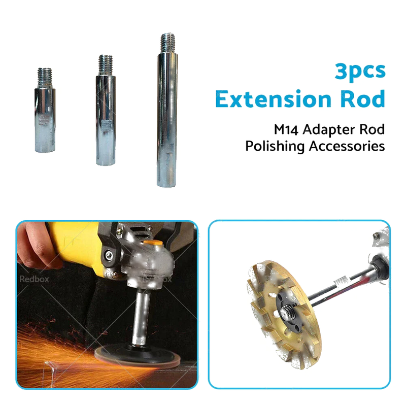 Angle Grinder Polishing Accessories M14 Adapter Rods