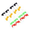 Door Lock Rods 24 x Nylon Plastic Car Rivets Clips