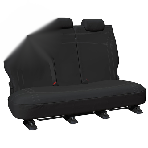 Toyota Hilux TGN16 Tailor Made Black Neoprene Seat Covers (2005-2015)