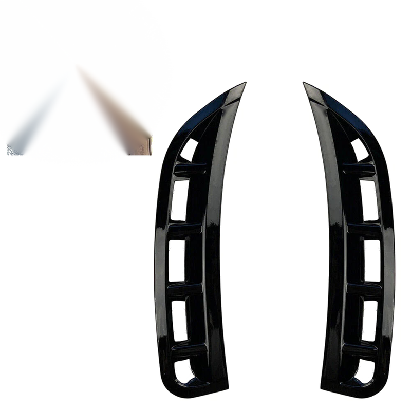 Benz GLE350 GLE450 Glossy Black Bumper Vent Trim (2020-2023)
