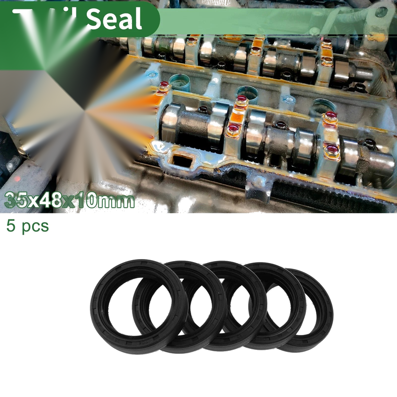 Make Model Oil Seal 35x48x10mm Rotary Shaft Seal NBR Rubber