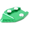 Kawasaki VN 650 Green Kickstand Extension Foot Pad (2015-2018)