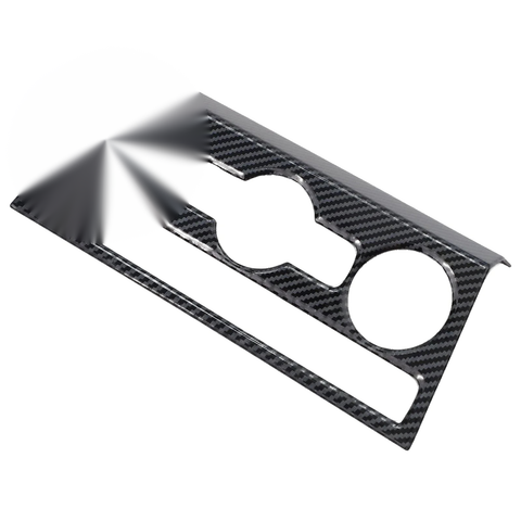 T Roc Air Conditioning Knob Trim Cover Black Carbon Fiber (2018–2023)