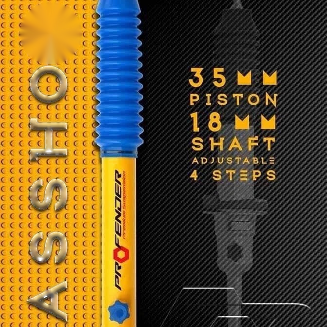 Nissan Navara D40 / NP300 D23 4 x Profender 4 Step Shocks (2005-2023)