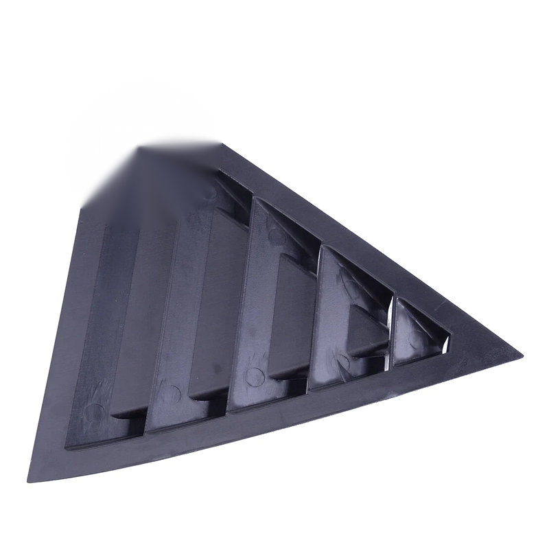 Toyota Corolla Black Side Window Louver Vent Cover Trim (2014-2018)