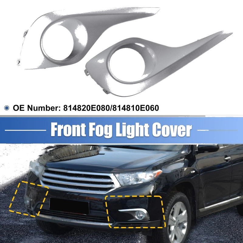 Toyota Highlander Fog Light Grille Covers (2001-2007)