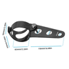 Motorcycle Street Fighter Black Twin Universal Headlight Dual Lamp