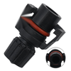 Car Coolant Thermostat Drain Cap Flange Black